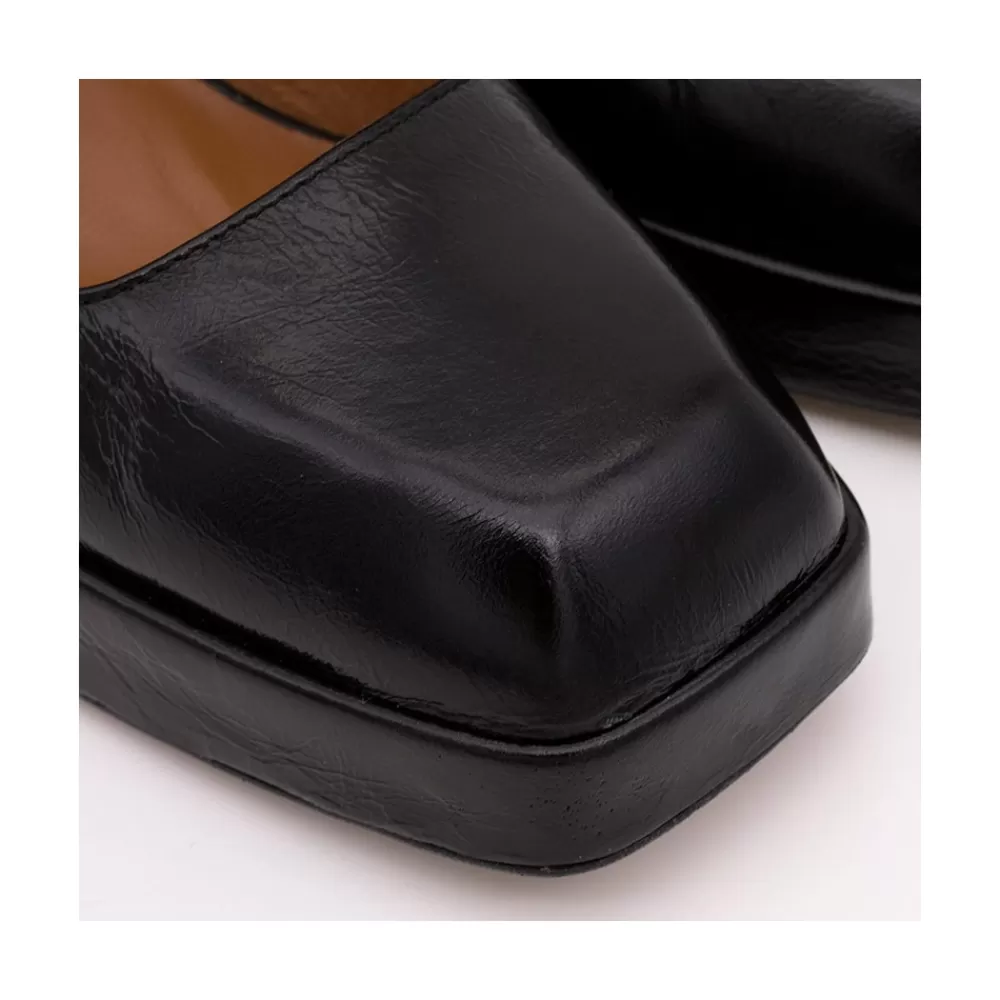 Mujer Ángel Alarcón Bianca - Zapatos Mary Jane Con Tacon Ancho Y Plataforma