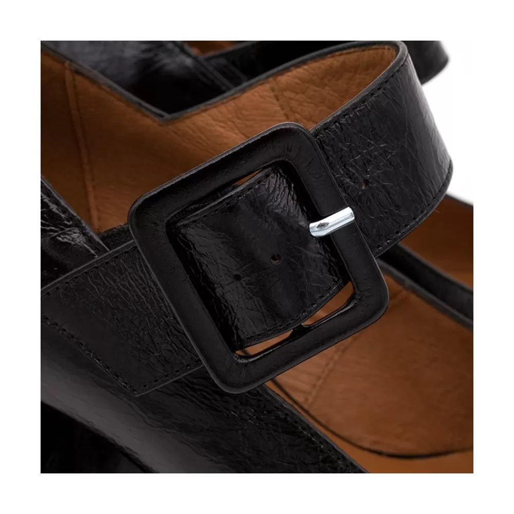 Mujer Ángel Alarcón Bianca - Zapatos Mary Jane Con Tacon Ancho Y Plataforma