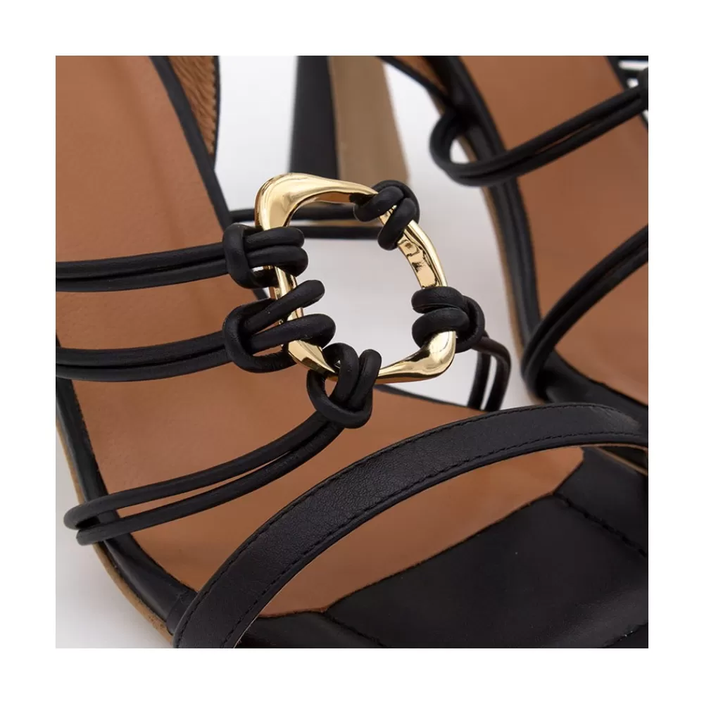 Mujer Ángel Alarcón Diamanda - Sandalia De Tiras Con Adorno Y Tacon Alto