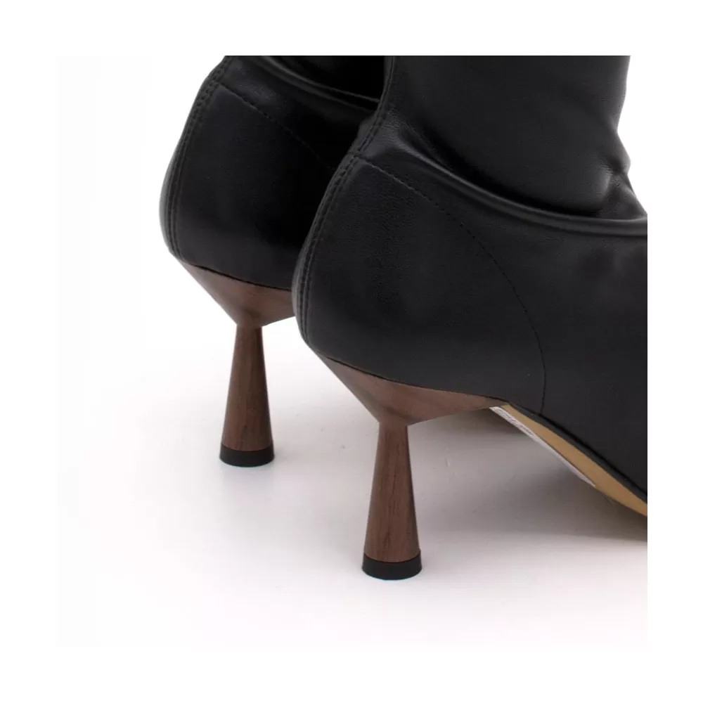 Mujer Ángel Alarcón Fancy - Bota Elastica De Vestir Con Punta Fina Y Tacon