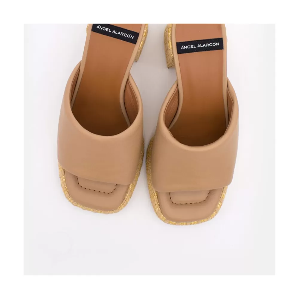 Mujer Ángel Alarcón Gabrielle - Mule Acolchado De Tacon Alto Ancho Y Plataforma