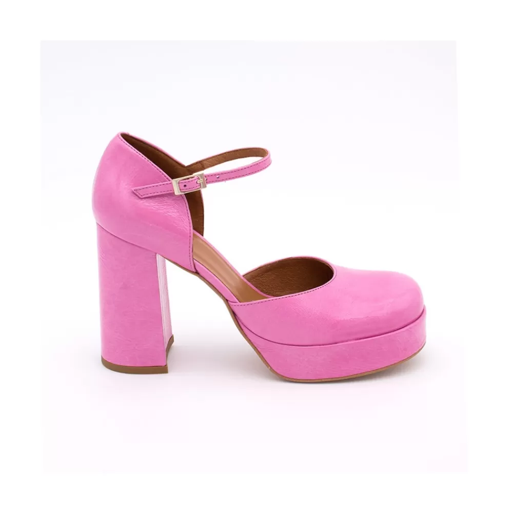 Mujer Ángel Alarcón Gloria - D'Orsay De Tacon Ancho Y Plataforma Con Puntera Redonda