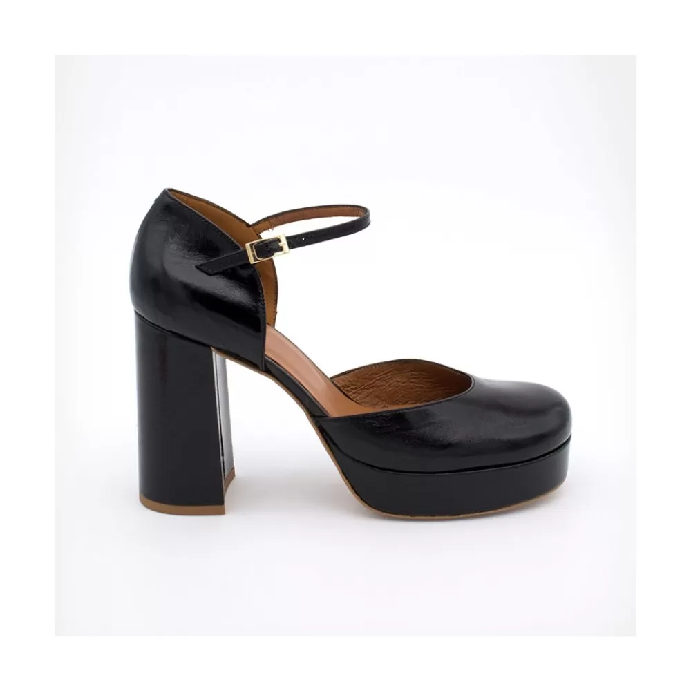 Mujer Ángel Alarcón Gloria - D'Orsay De Tacon Ancho Y Plataforma Con Puntera Redonda