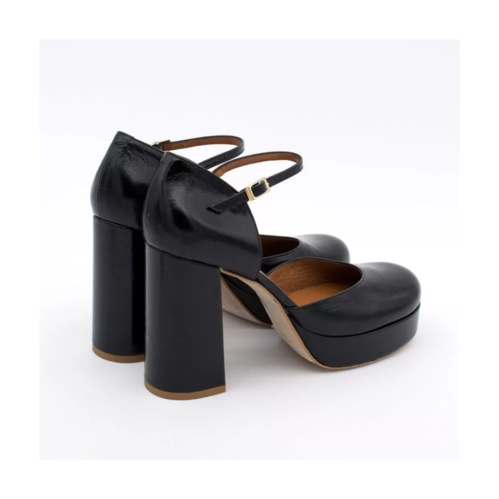 Mujer Ángel Alarcón Gloria - D'Orsay De Tacon Ancho Y Plataforma Con Puntera Redonda