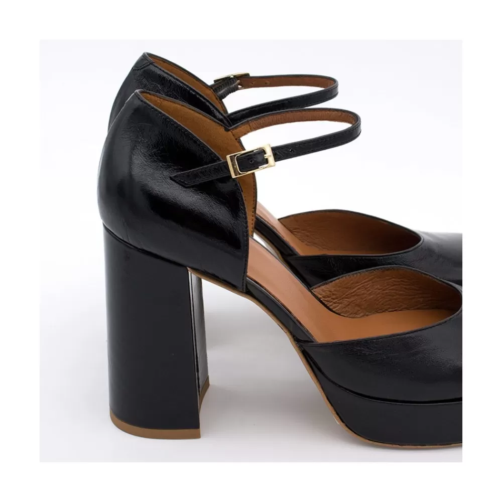 Mujer Ángel Alarcón Gloria - D'Orsay De Tacon Ancho Y Plataforma Con Puntera Redonda