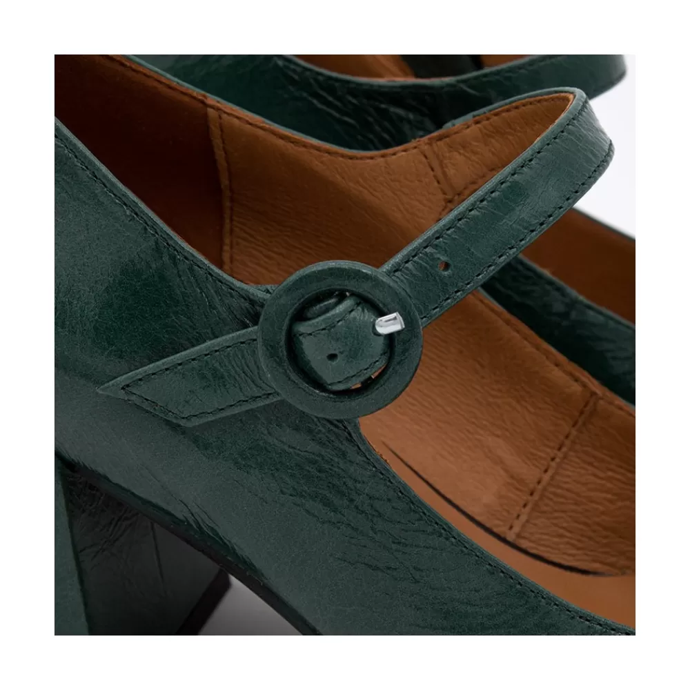 Mujer Ángel Alarcón Jett - Zapatos Mary Jane Diferentes, Redondeados Y Con Tacon Ancho