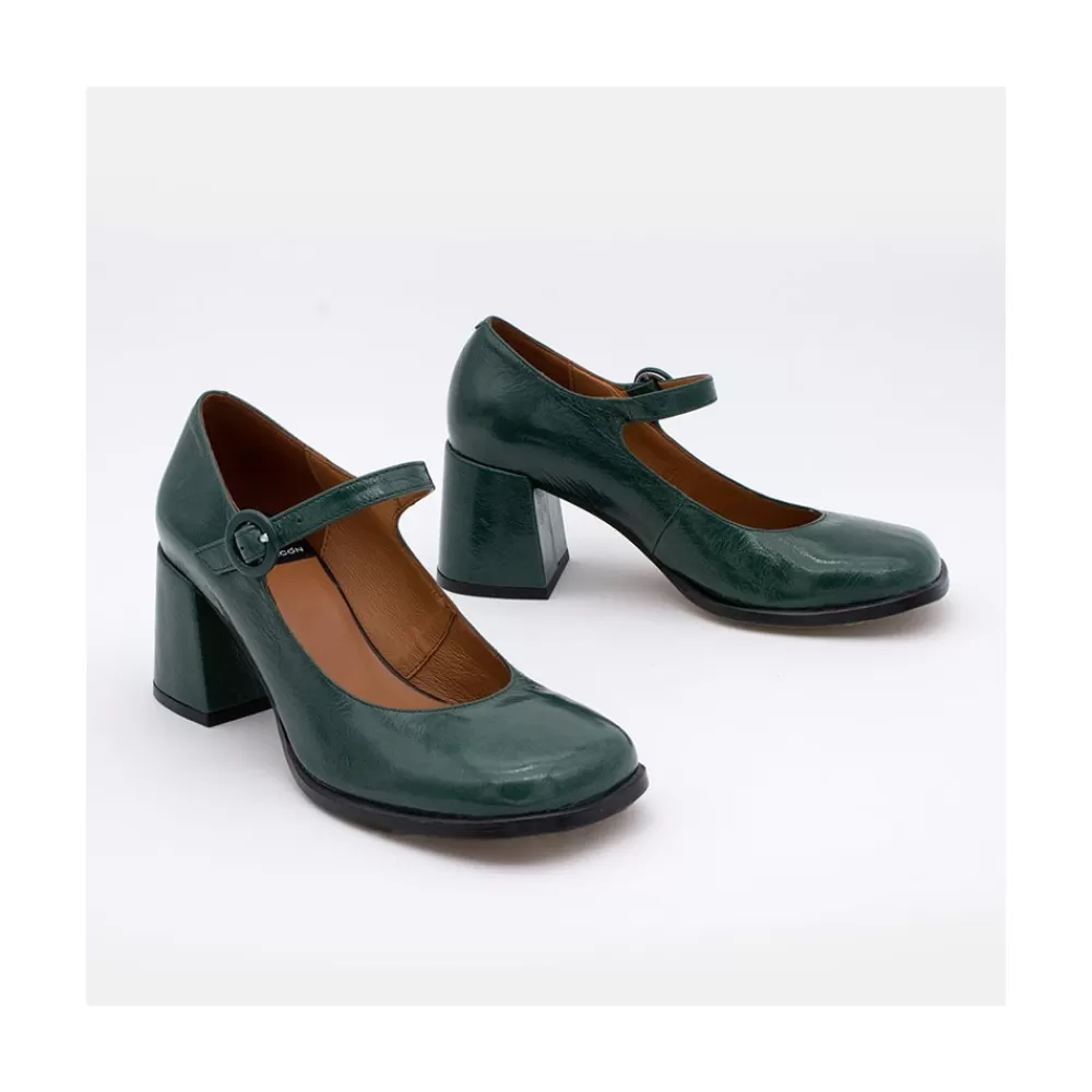 Mujer Ángel Alarcón Jett - Zapatos Mary Jane Diferentes, Redondeados Y Con Tacon Ancho
