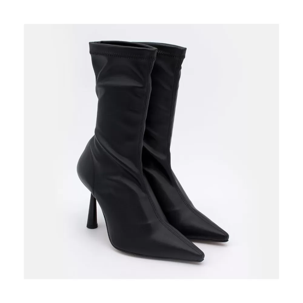 Mujer Ángel Alarcón Lori - Botin Elastico Con Tacon Alto Y Punta Fina
