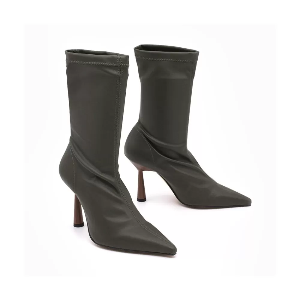 Mujer Ángel Alarcón Lori - Botin Elastico Con Tacon Alto Y Punta Fina
