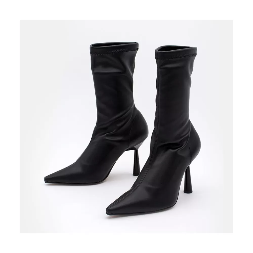 Mujer Ángel Alarcón Lori - Botin Elastico Con Tacon Alto Y Punta Fina