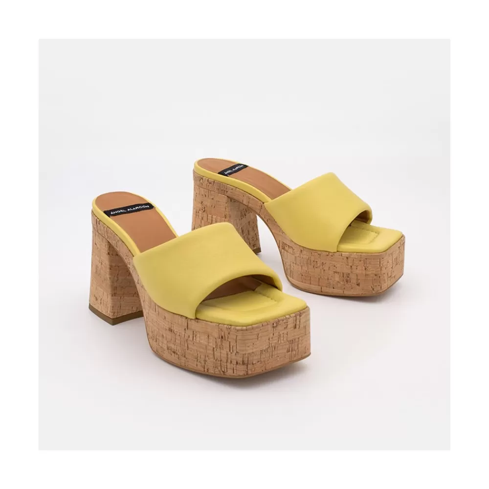 Mujer Ángel Alarcón Mahalia - Mules De Plataforma De Corcho