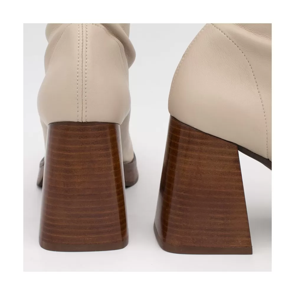 Mujer Ángel Alarcón Managua - Botas Elasticas De Tipo Calcetin Con Tacon Geometrico Alto