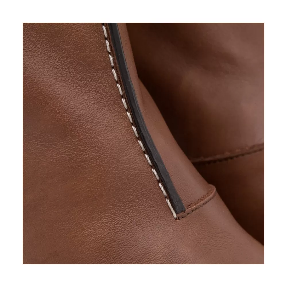 Mujer Ángel Alarcón Motagua - Botas De Mujer De Piel Con Tacon De Bloque Robusto