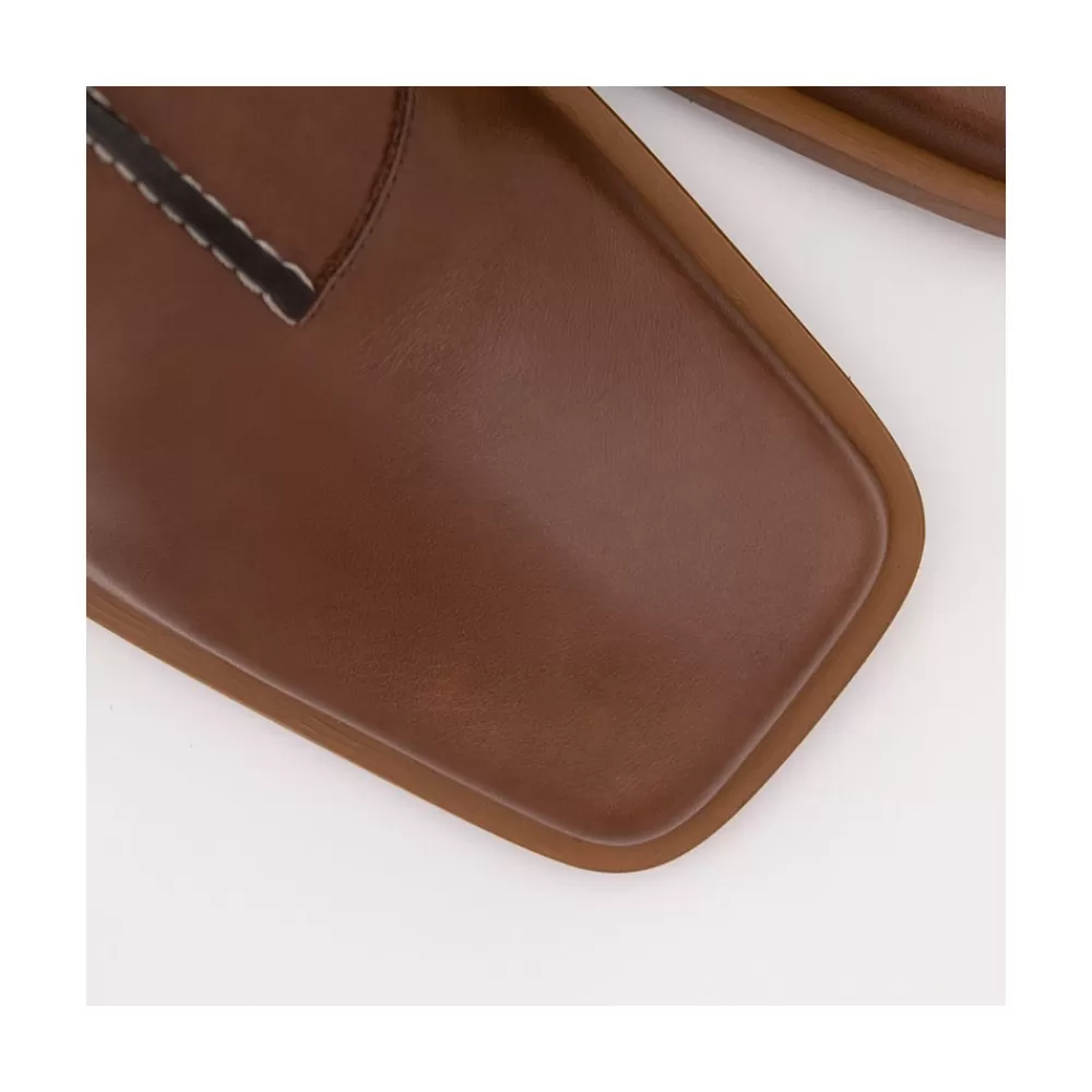 Mujer Ángel Alarcón Motagua - Botas De Mujer De Piel Con Tacon De Bloque Robusto