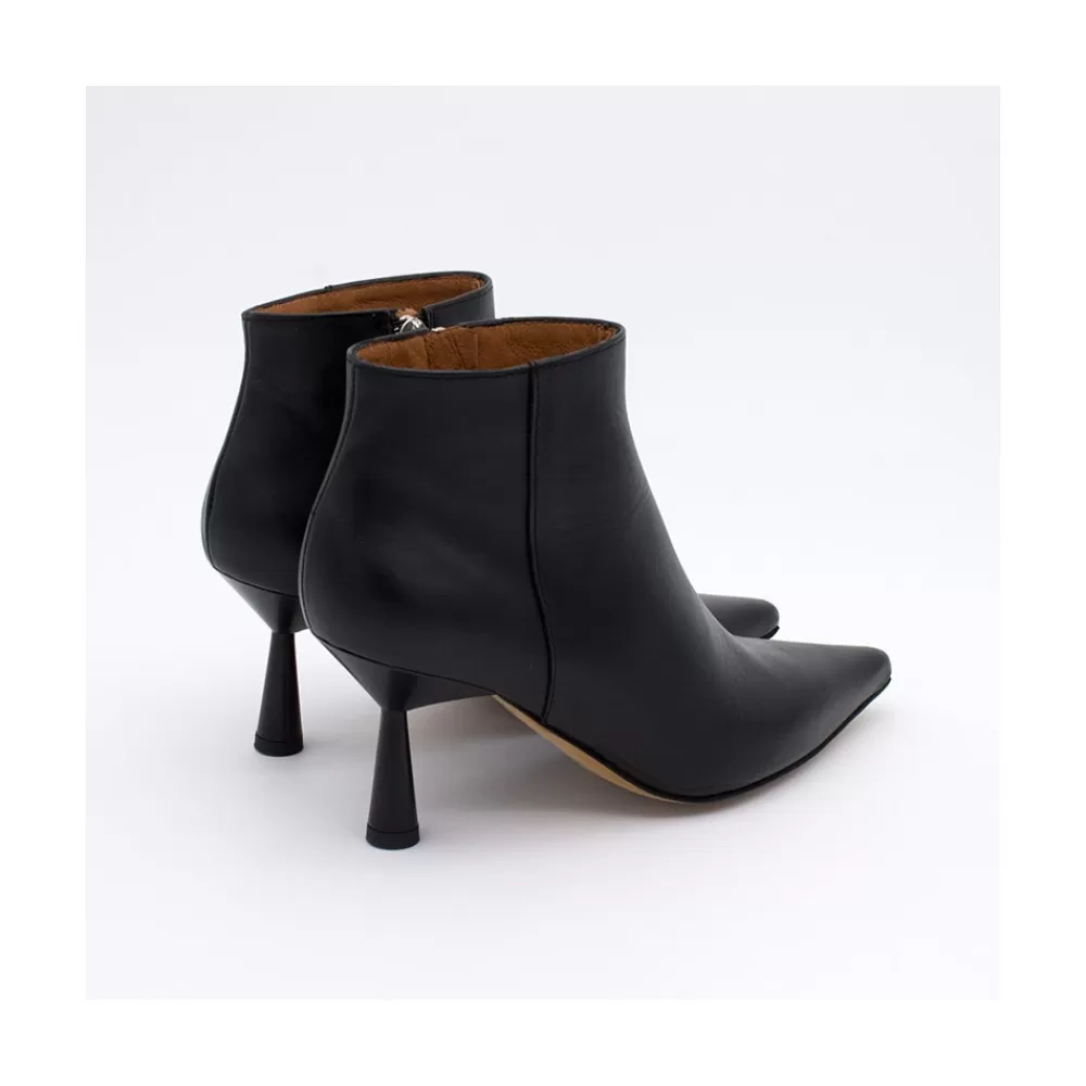 Mujer Ángel Alarcón Ruth - Botines De Cana Baja Con Tacon Y Punta Fina