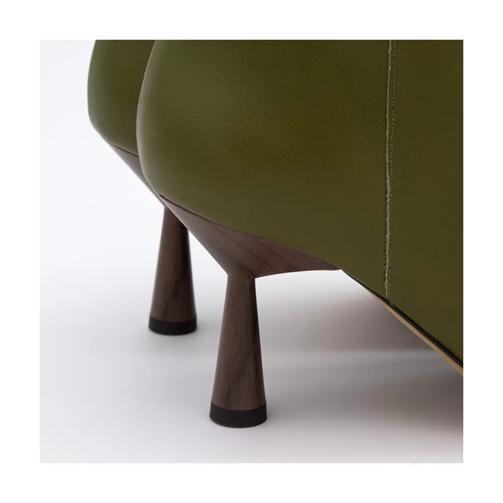 Mujer Ángel Alarcón Ruth - Botines De Cana Baja Con Tacon Y Punta Fina