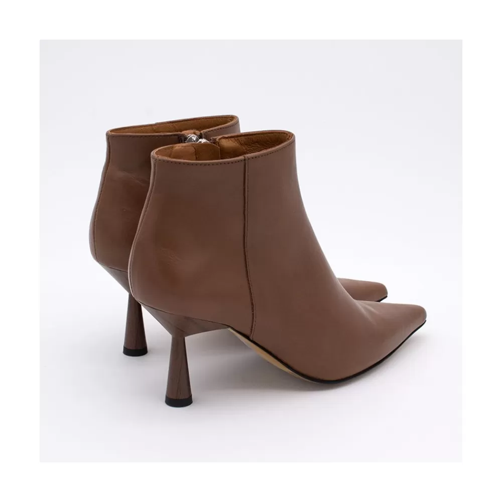 Mujer Ángel Alarcón Ruth - Botines De Cana Baja Con Tacon Y Punta Fina