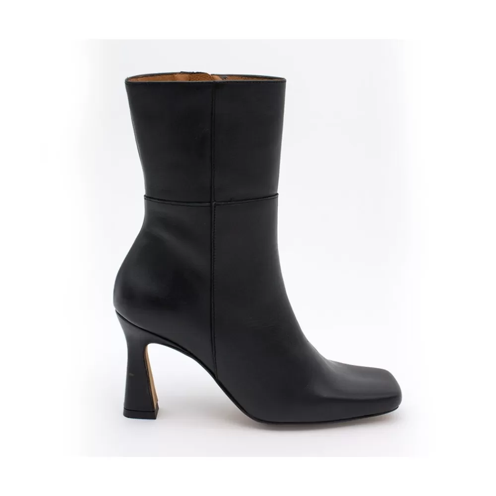 Mujer Ángel Alarcón Selena - Botin De Tacon Alto Con Adorno De Costuras Y Cremallera