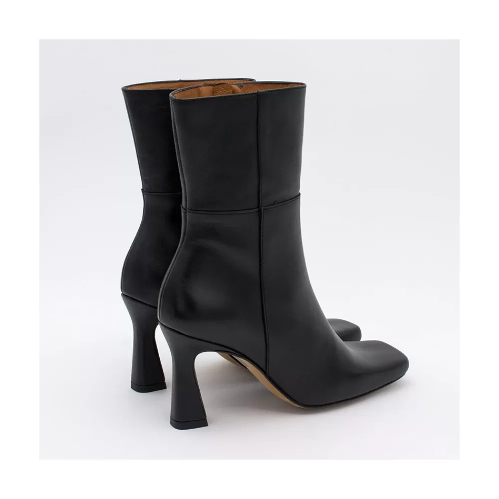 Mujer Ángel Alarcón Selena - Botin De Tacon Alto Con Adorno De Costuras Y Cremallera