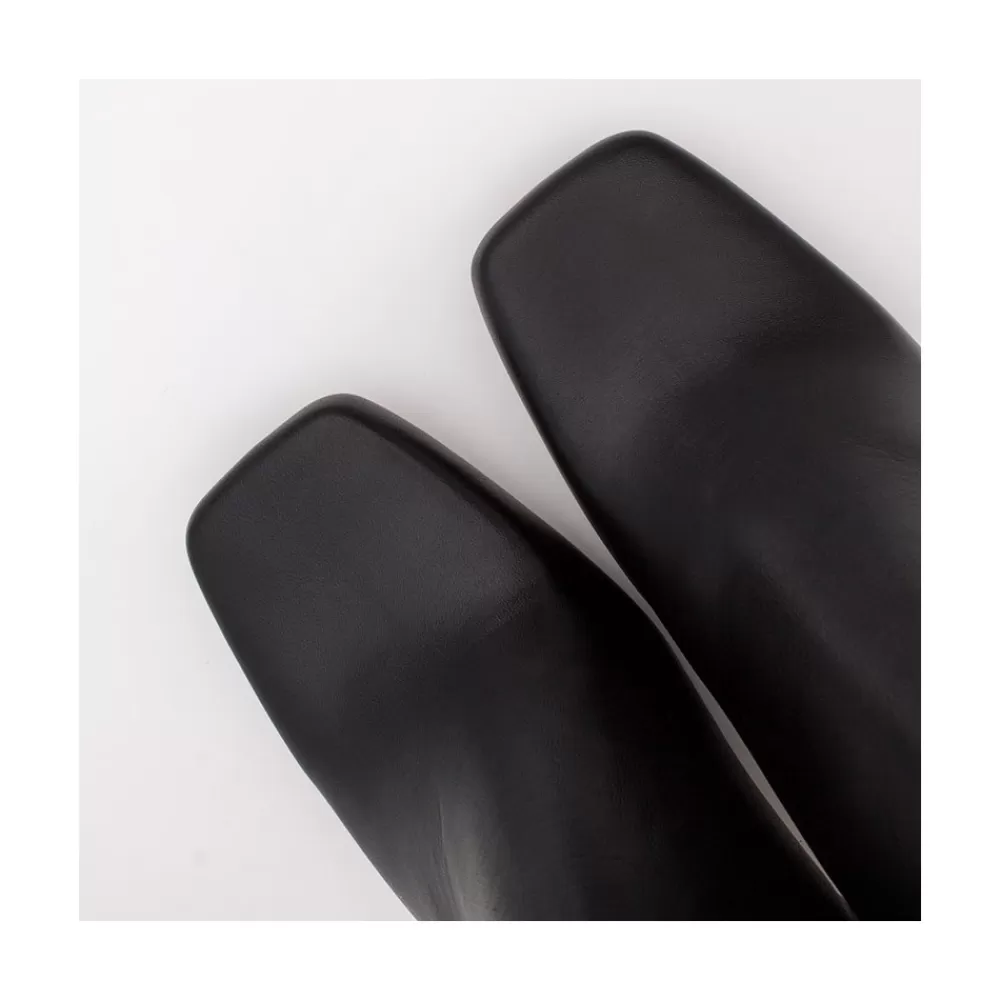 Mujer Ángel Alarcón Selena - Botin De Tacon Alto Con Adorno De Costuras Y Cremallera