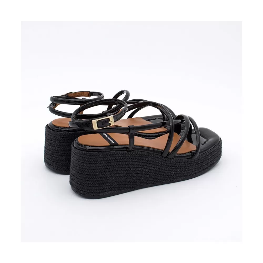 Mujer Ángel Alarcón Shirelles - Sandalia De Piel De Cuna De Esparto Trenzado