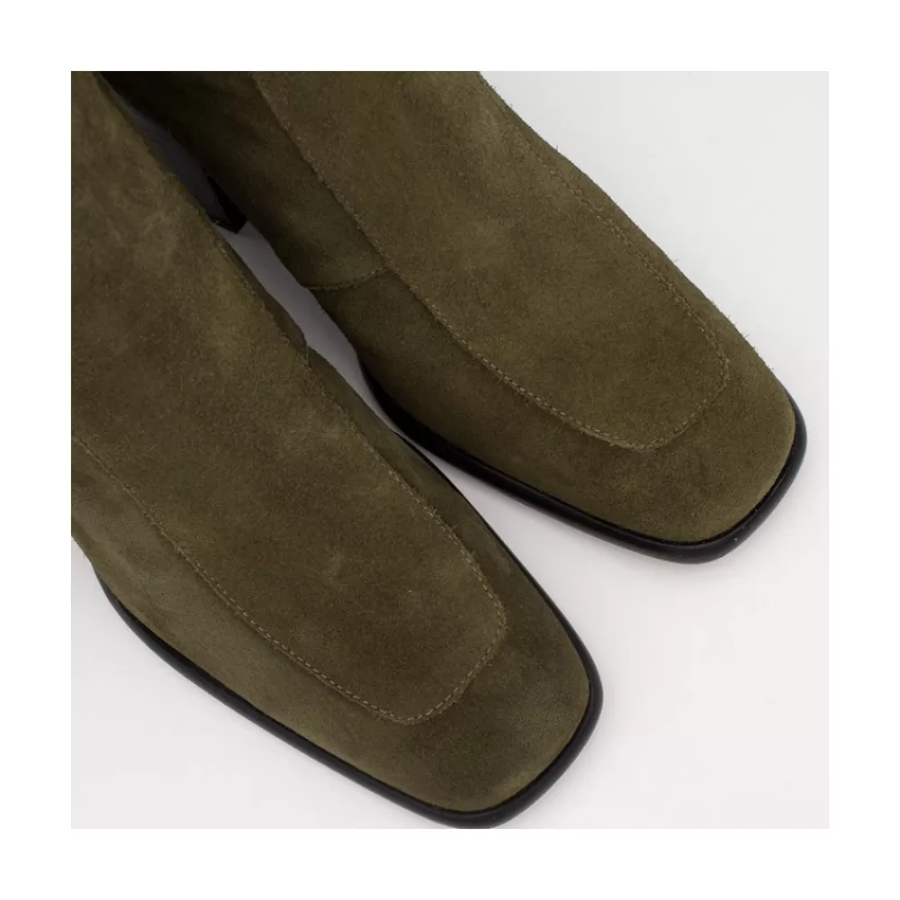 Mujer Ángel Alarcón Sigre - Botines De Mujer Comodos Con Cremallera De Tacon Alto Ancho