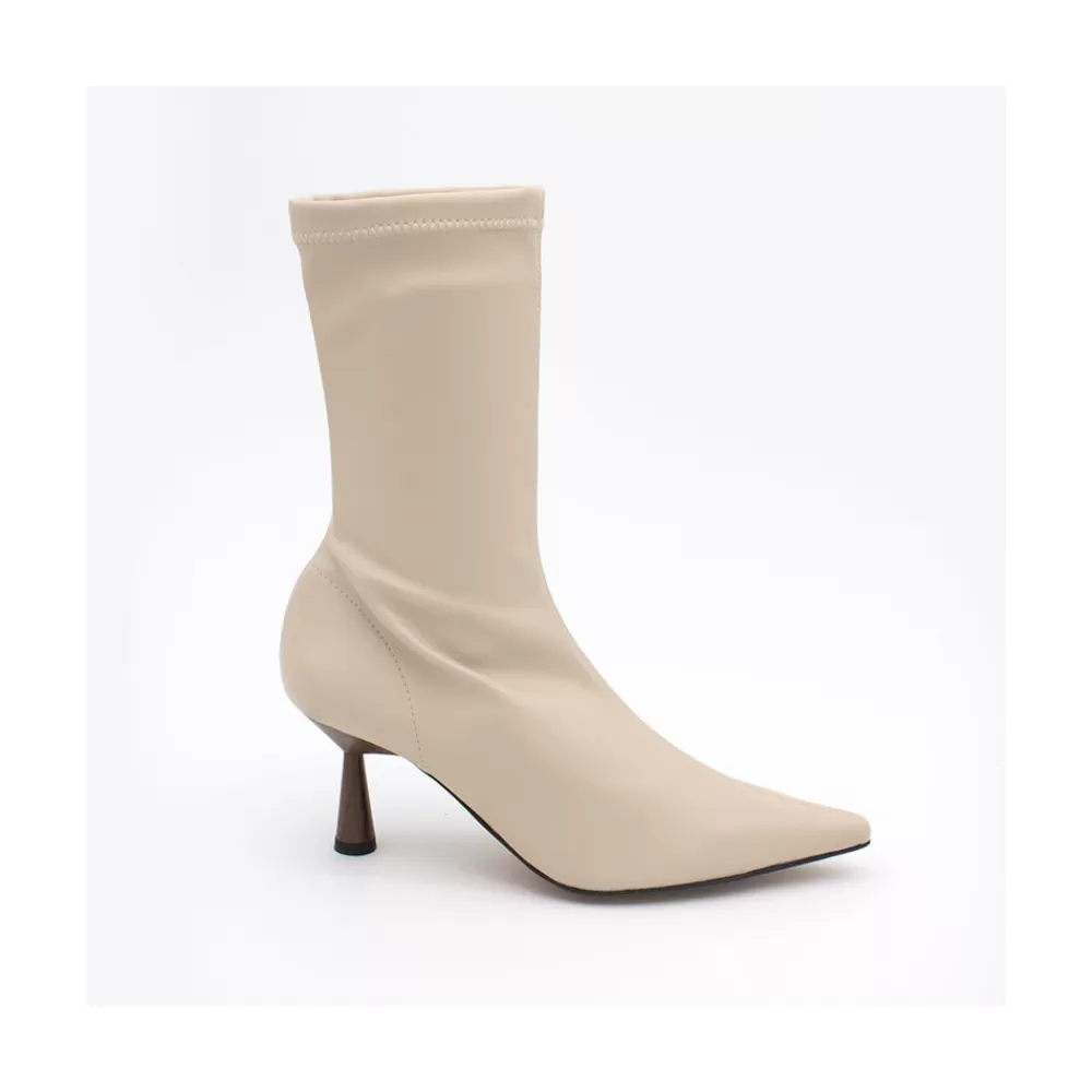 Mujer Ángel Alarcón Small Lori - Botin Elastico Con Tacon Alto Y Punta Fina