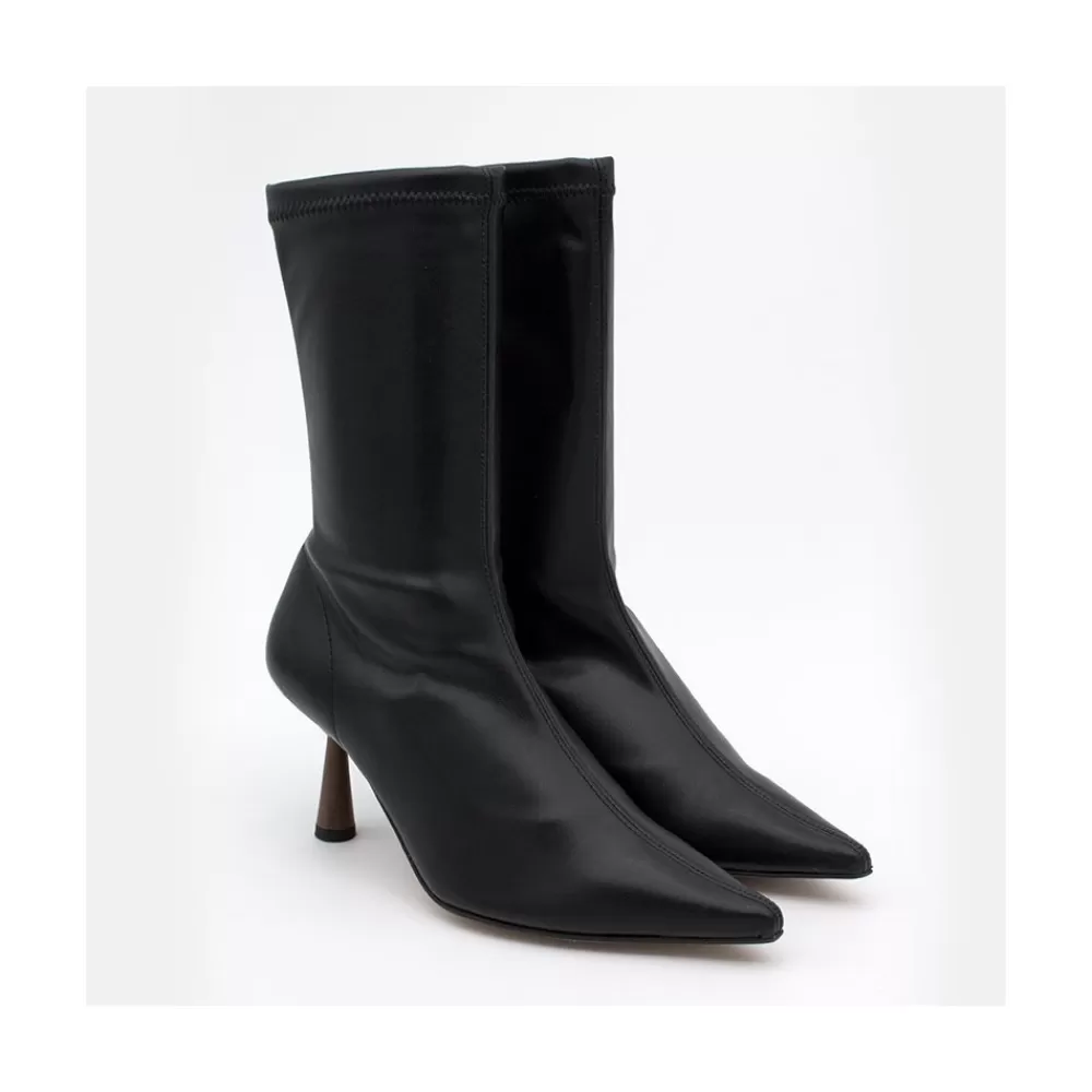 Mujer Ángel Alarcón Small Lori - Botin Elastico Con Tacon Alto Y Punta Fina