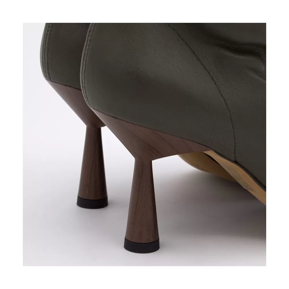 Mujer Ángel Alarcón Small Lori - Botin Elastico Con Tacon Alto Y Punta Fina