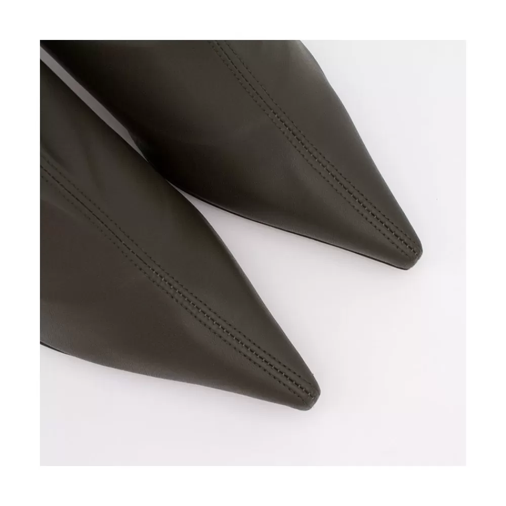 Mujer Ángel Alarcón Small Lori - Botin Elastico Con Tacon Alto Y Punta Fina